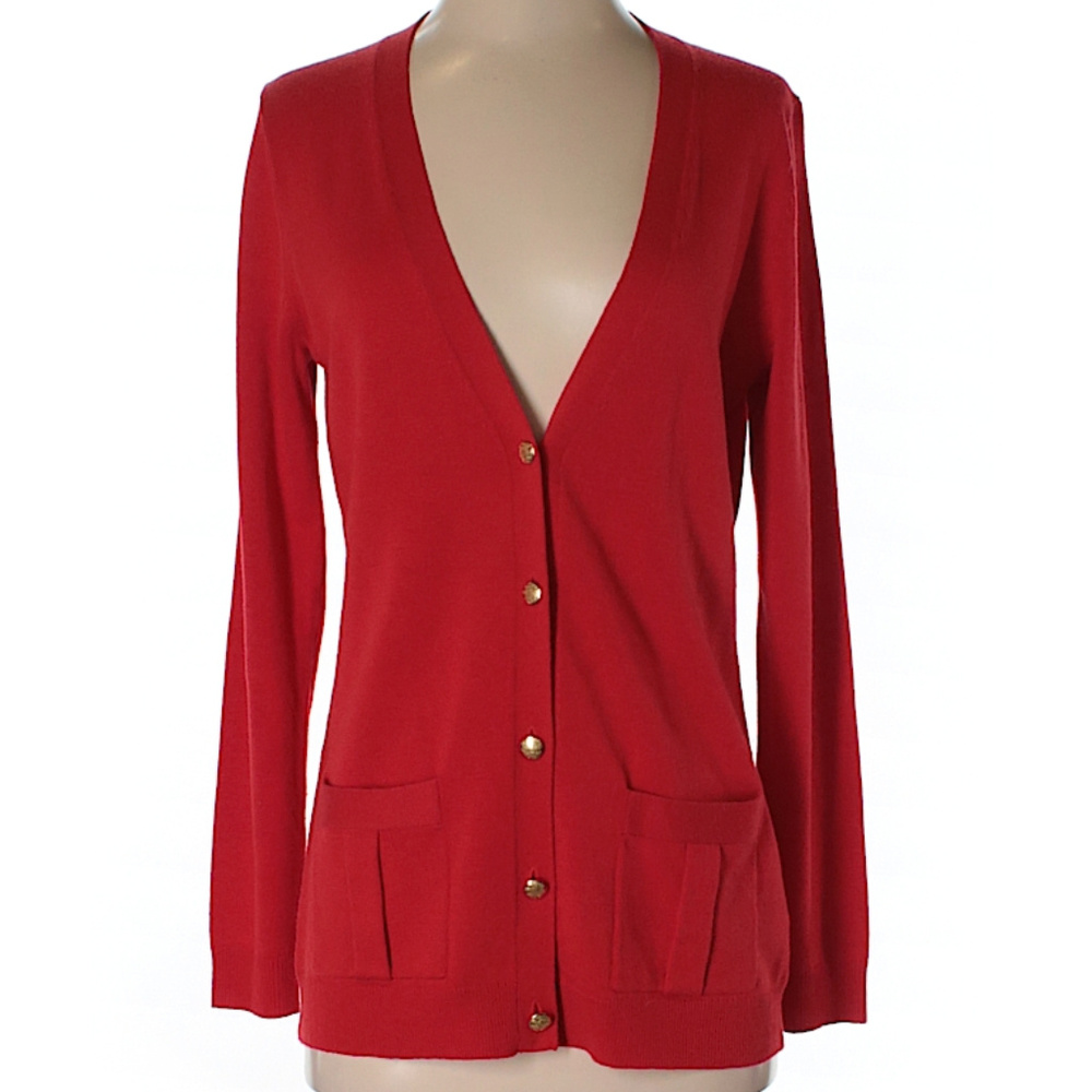Banana Republic Red Cardigan